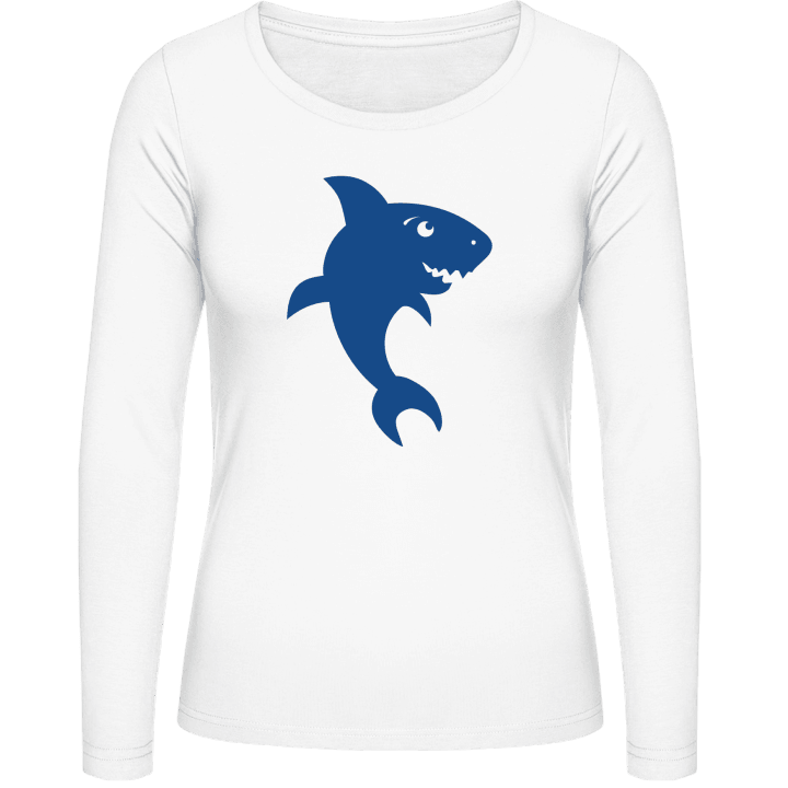 Shark Logo Women long Sleeve Shirt 0 image