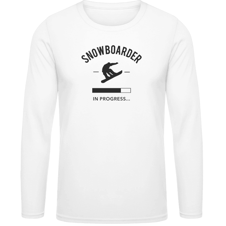 Snowboarder in Progress T-shirt à manches longues 0 image