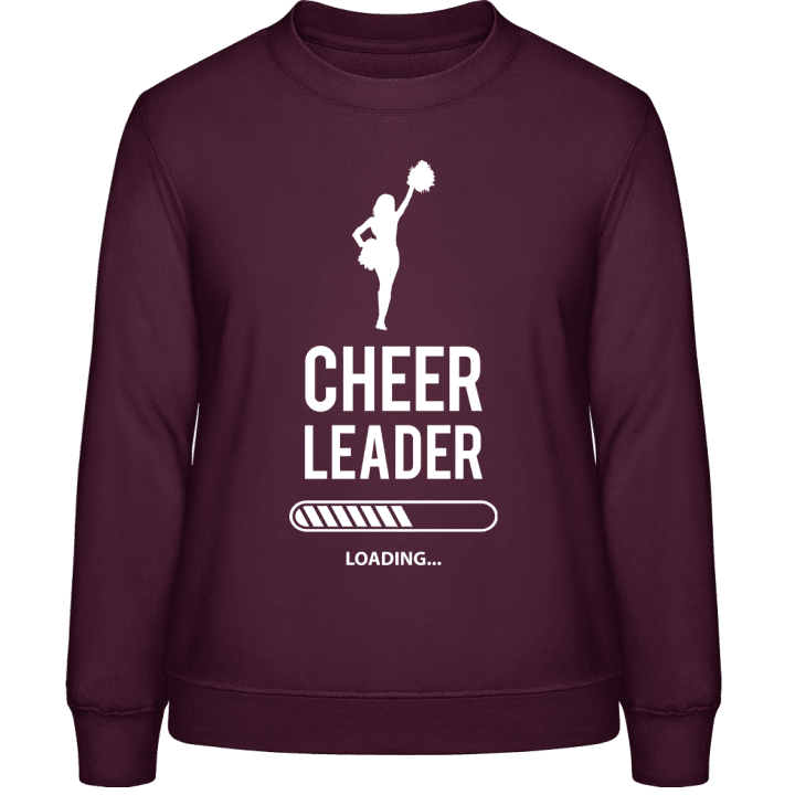 Cheerleader Loading Sweatshirt för kvinnor contain pic