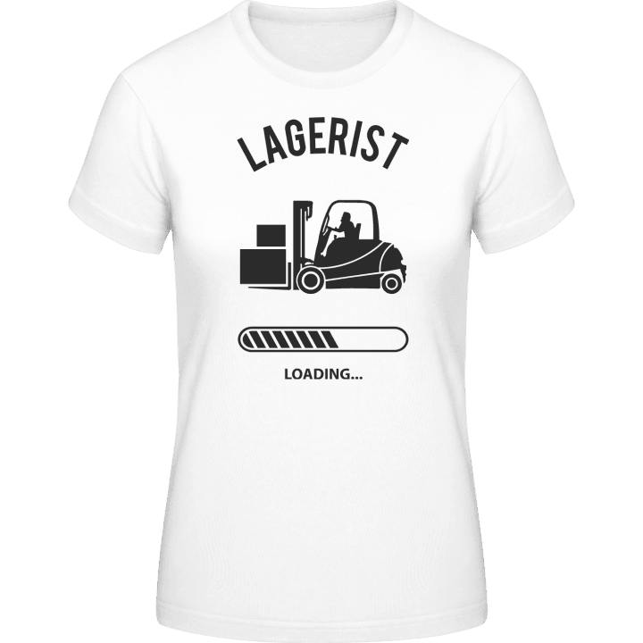 Lagerist Loading Frauen T-Shirt contain pic