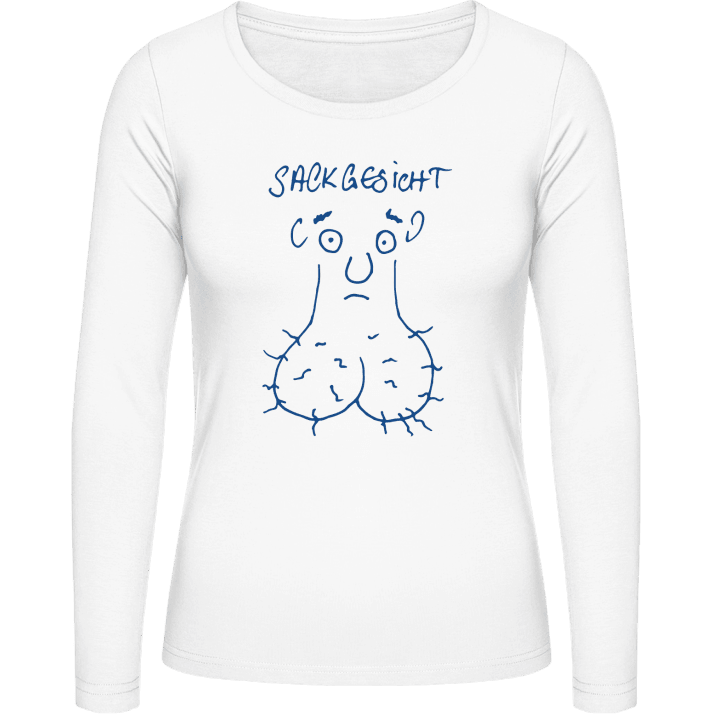 Sackgesicht Langermet skjorte for kvinner contain pic