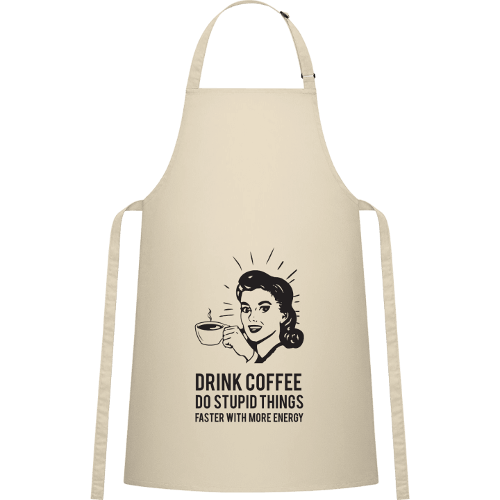 Drink Coffee Kitchen Apron contain pic
