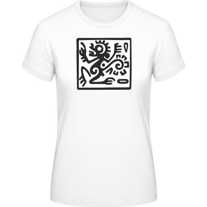 Maya hiéroglyphique singe T-shirt pour femme 0 image