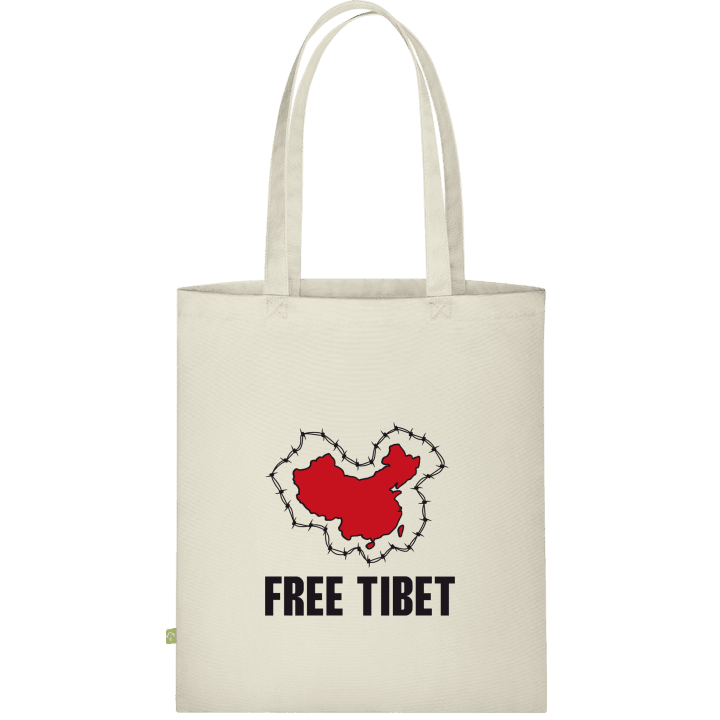 Free Tibet Map Stoffen tas contain pic
