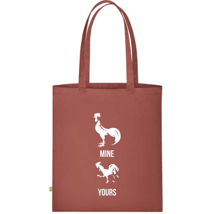 Mine Yours Rooster Stofftasche contain pic