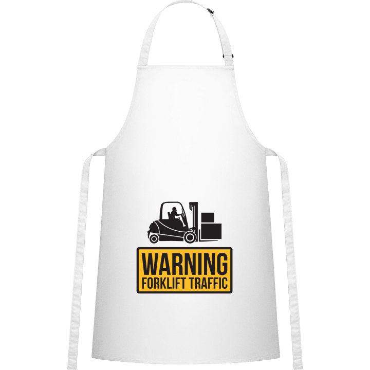 Warning Forklift Traffic Förkläde för matlagning contain pic