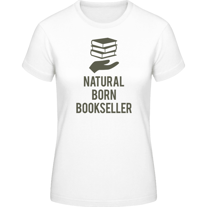 Natural Born Bookseller T-shirt pour femme contain pic