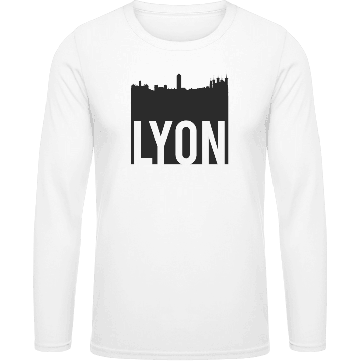 Lyon City Skyline Langarmshirt contain pic