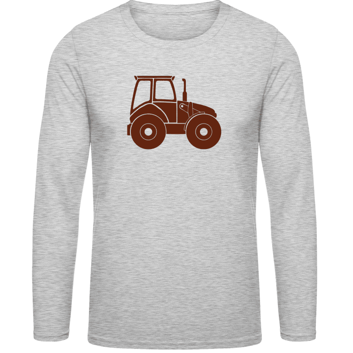 Tractor Silhouette Langarmshirt contain pic