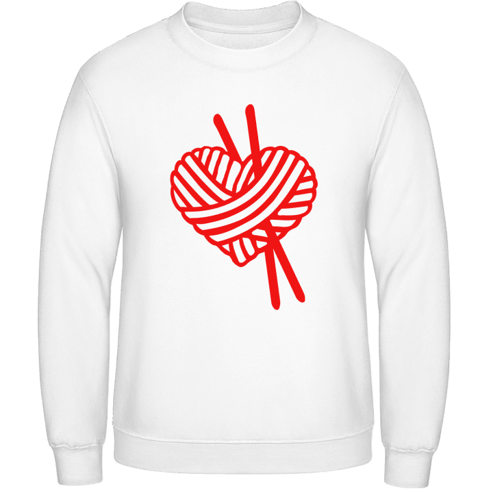 Knitting Heart Sweatshirt 0 image