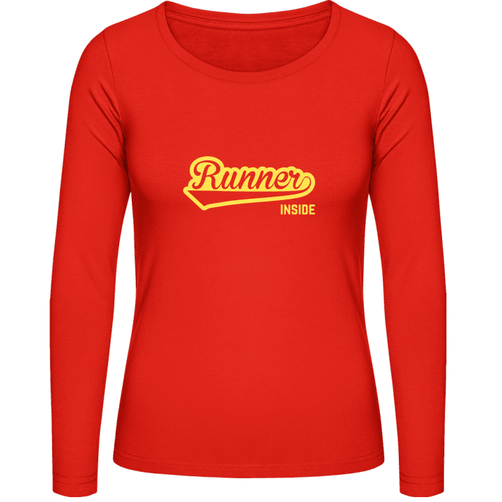 Runner Inside Langermet skjorte for kvinner contain pic