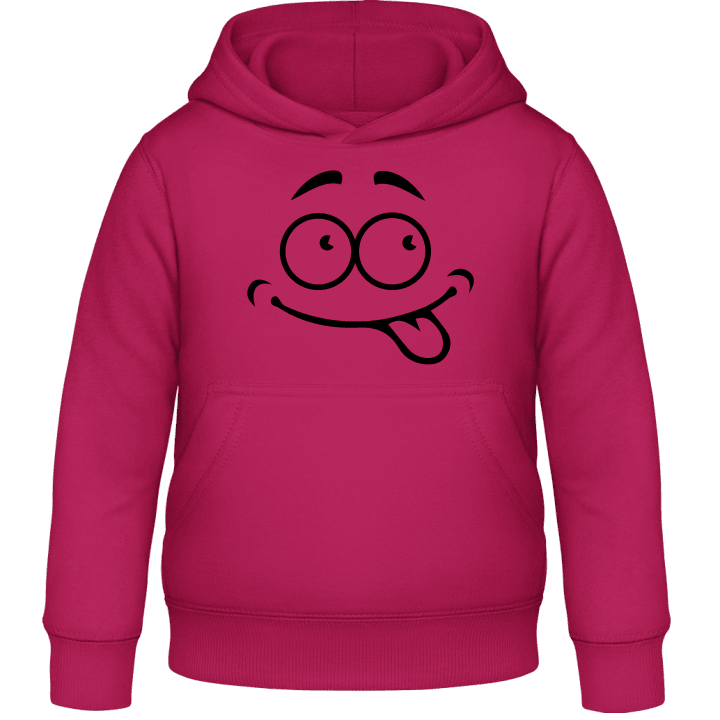 Smiley Tongue Kids Hoodie contain pic