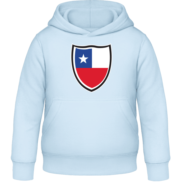 Chile Flag Shield Kinder Kapuzenpulli contain pic