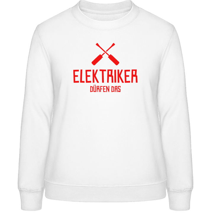 Elektriker dürfen das Vrouwen Sweatshirt 0 image