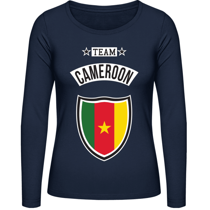 Team Cameroon Vrouwen Lange Mouw Shirt contain pic
