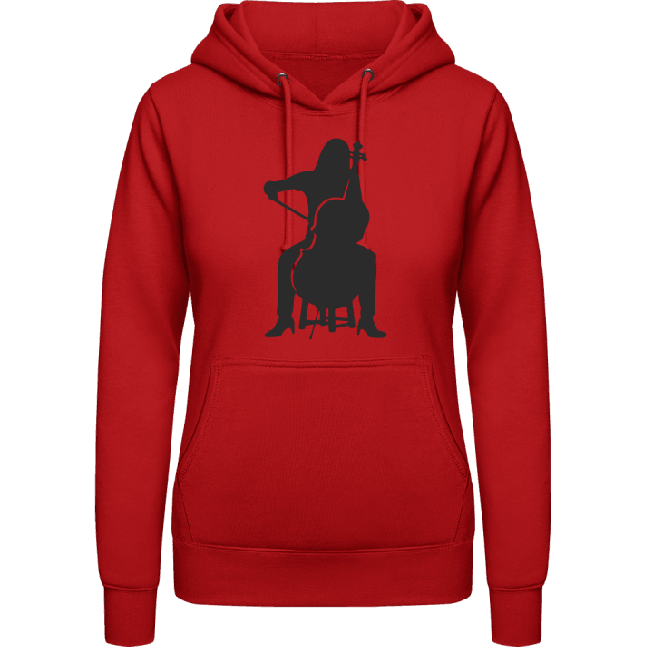 Cello Player Female Women Hoodie contain pic