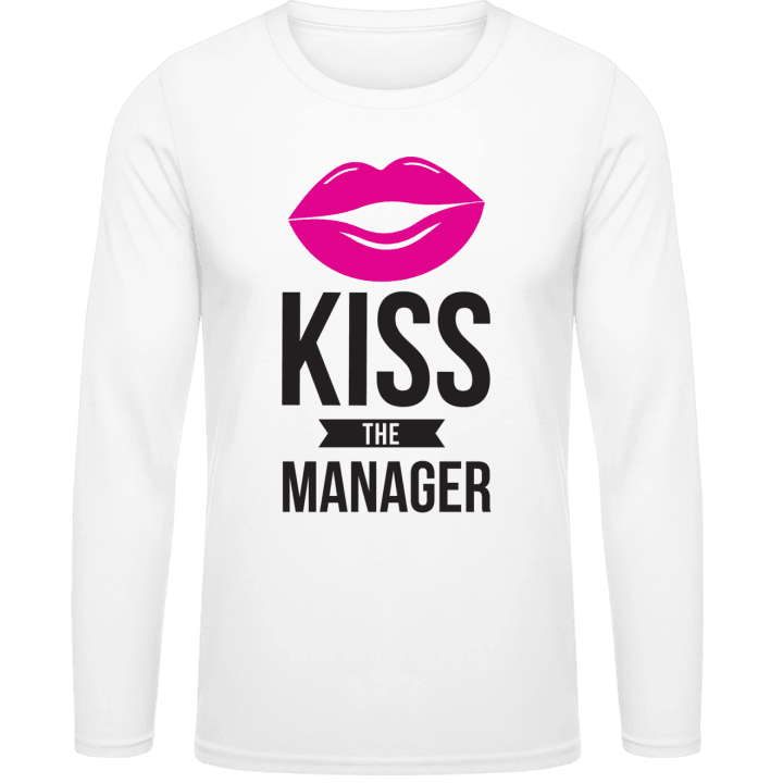 Kiss The Manager T-shirt à manches longues contain pic
