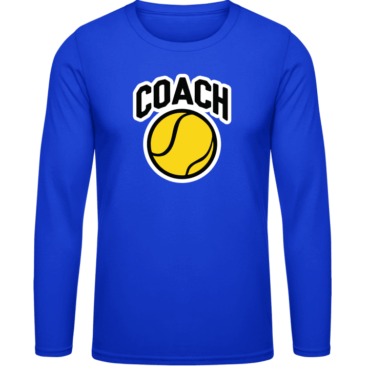 Tennis Coach Logo Langarmshirt contain pic