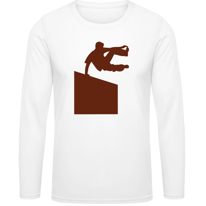 Parkour Illustration Long Sleeve Shirt contain pic