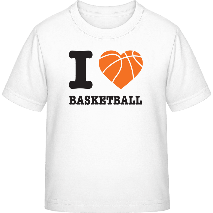 I Heart Basketball T-skjorte for barn contain pic