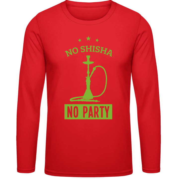 No Shisha No Party Logo Camicia a maniche lunghe 0 image