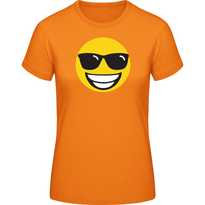 Sunglass Smiley T-shirt til kvinder 0 image