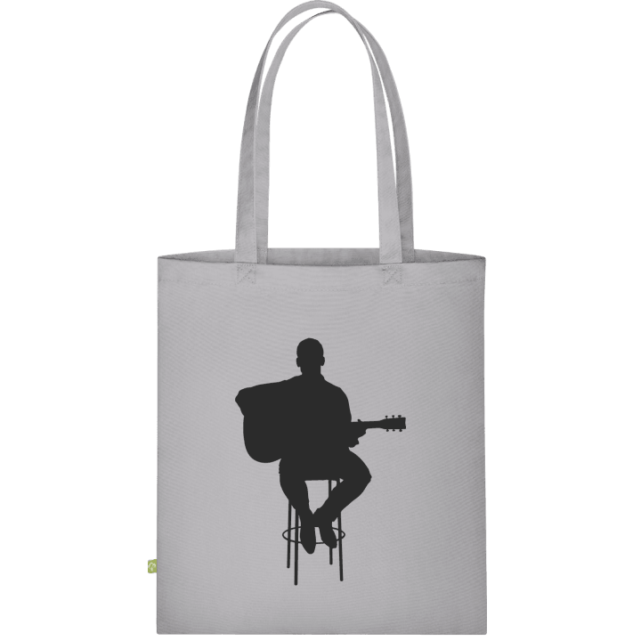 Sitting Guitarist Stofftasche contain pic