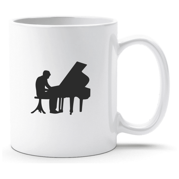 Pianist Silhouette Cup contain pic