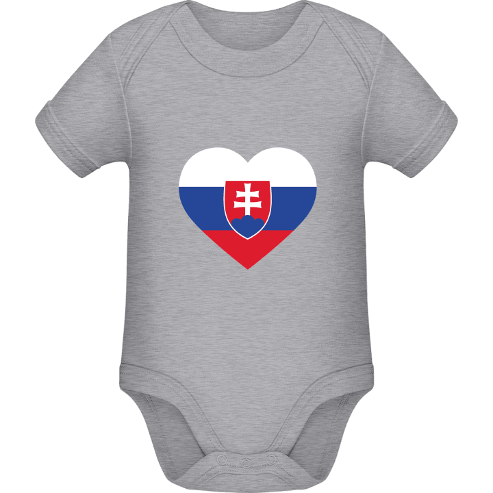 Slovakia Heart Flag Baby romper kostym contain pic