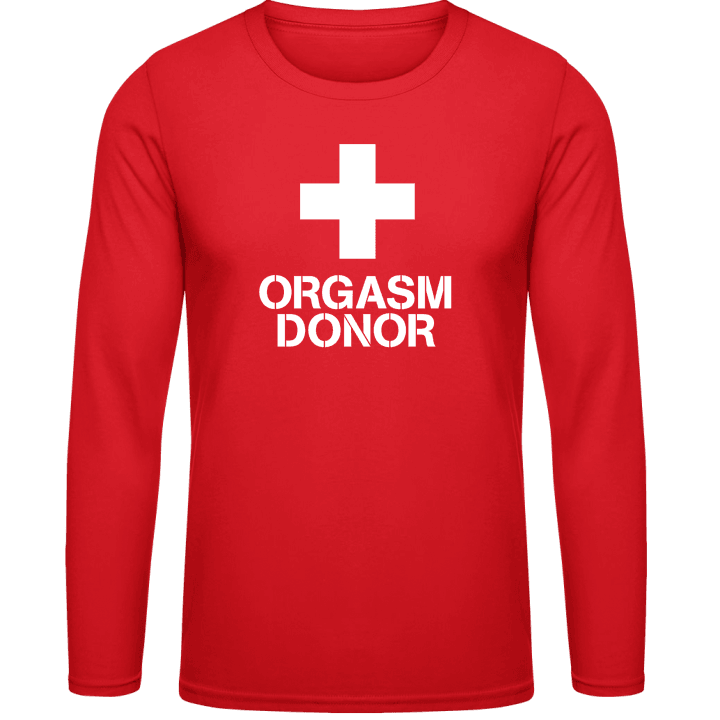 Orgasm Donor Shirt met lange mouwen contain pic