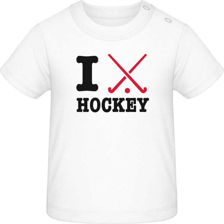 I Heart Field Hockey T-shirt för bebisar contain pic