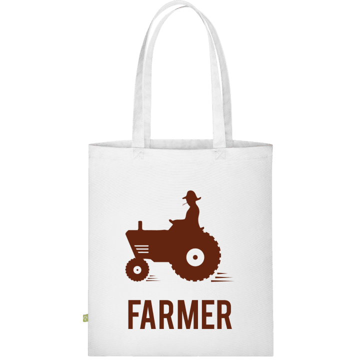 Farmer in Action Stofftasche contain pic