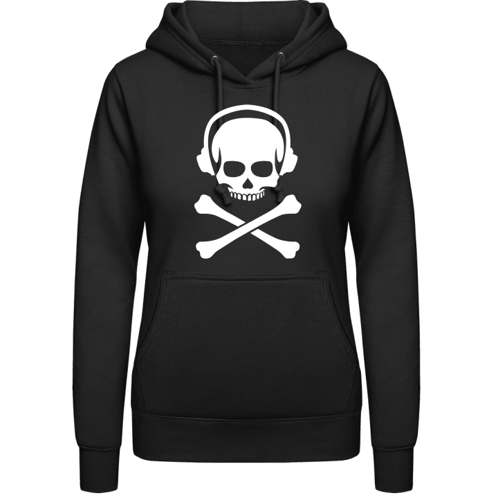 DeeJay Skull and Crossbones Vrouwen Hoodie contain pic