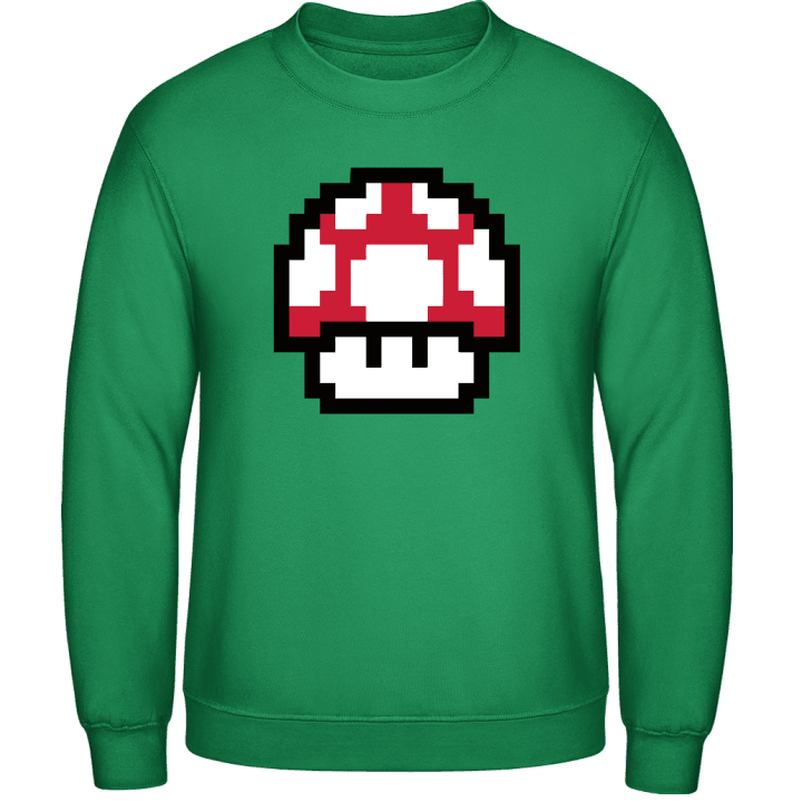 Pixel Mushroom Sweatshirt contain pic
