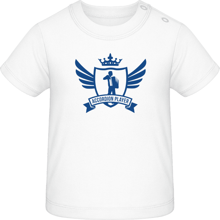 Accordion Player Winged Baby T-Shirt contain pic