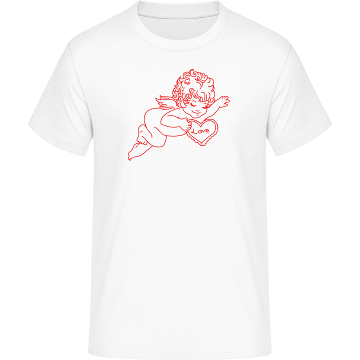 Love Angel Outline Camiseta contain pic