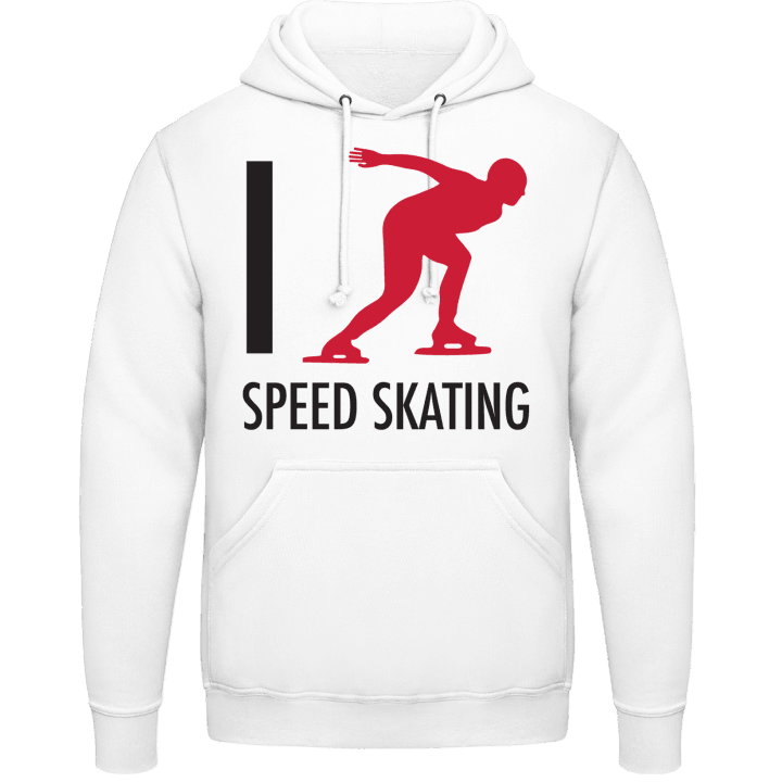 I Love Speed Skating Hoodie contain pic