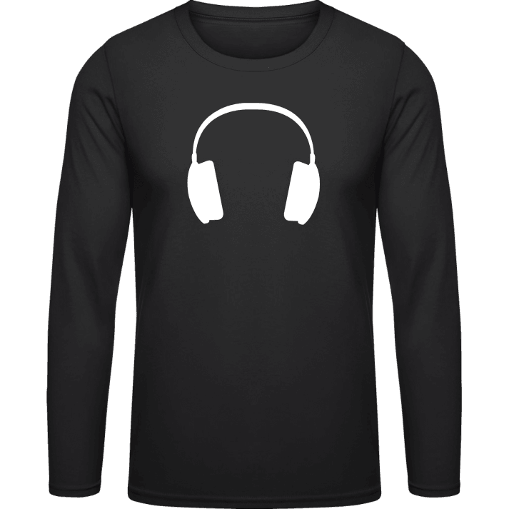 Headphone Silhouette Long Sleeve Shirt contain pic