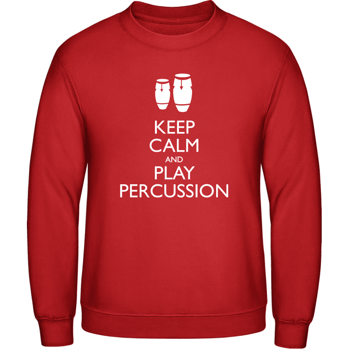 Keep Calm And Play Percussion Tröja contain pic