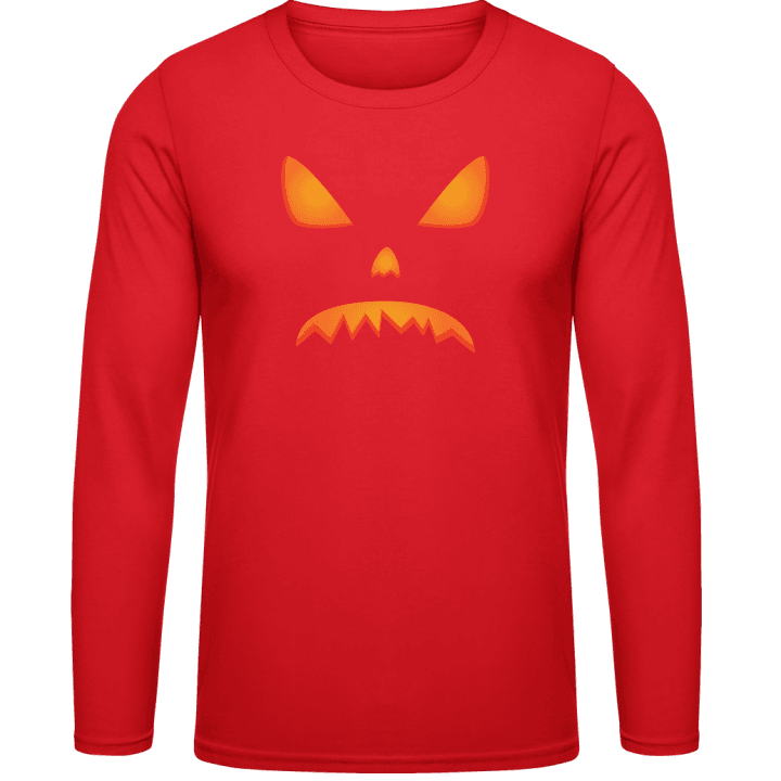 Angry Halloween Pumpkin Effect Shirt met lange mouwen 0 image