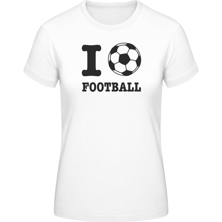 Football Love T-shirt för kvinnor contain pic