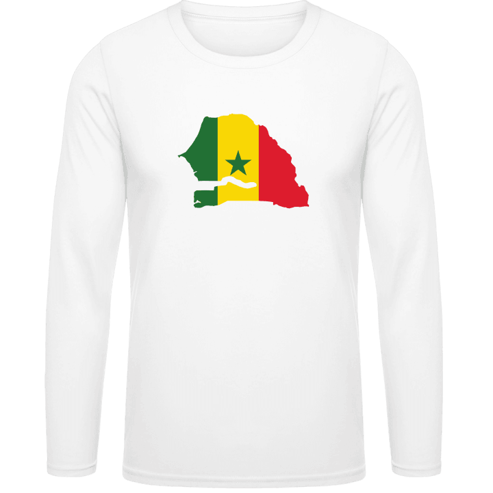 Senegal Map Shirt met lange mouwen contain pic