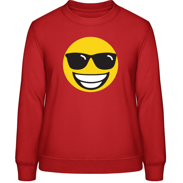 Sunglass Smiley Sweatshirt til kvinder 0 image