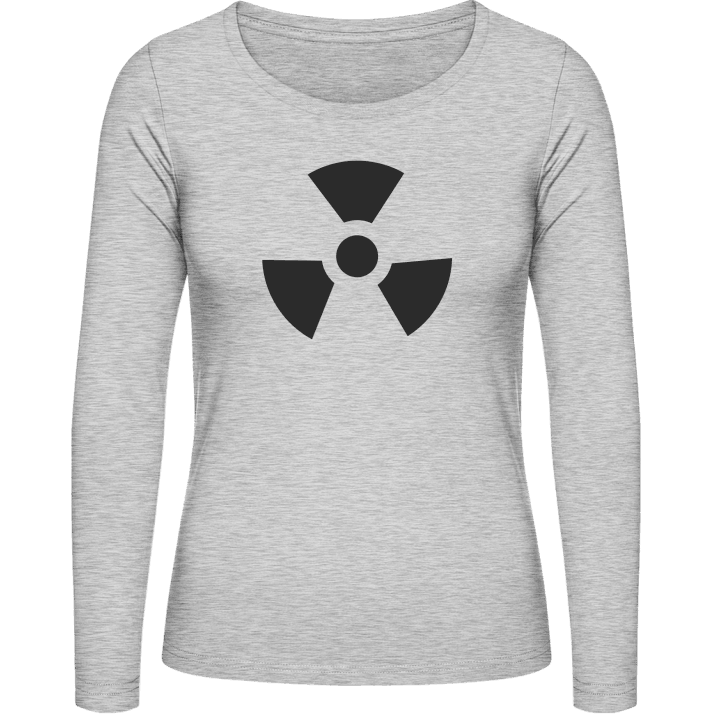 Radioactive Symbol Kvinnor långärmad skjorta contain pic