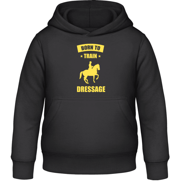 Born to Train Dressage Kids Hoodie contain pic