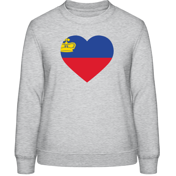 Liechtenstein Heart Frauen Sweatshirt contain pic