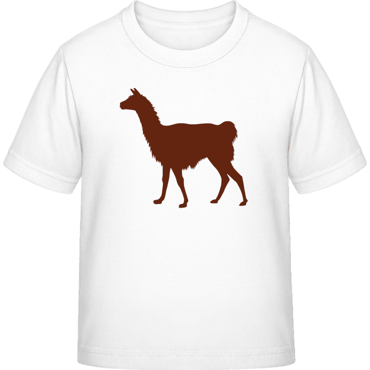 Lama T-shirt til børn 0 image