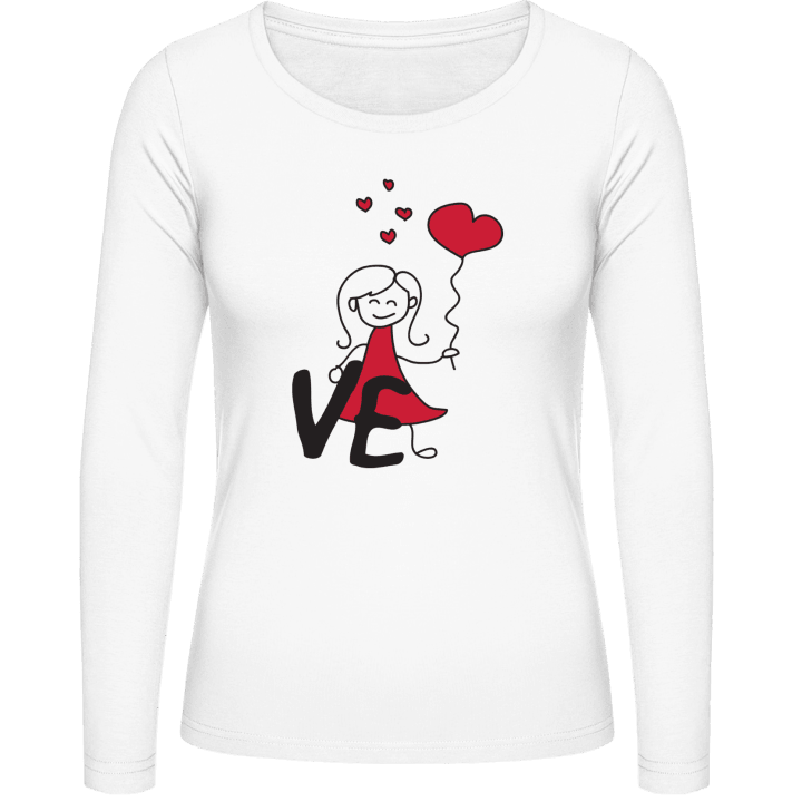 Love Female Part Vrouwen Lange Mouw Shirt contain pic