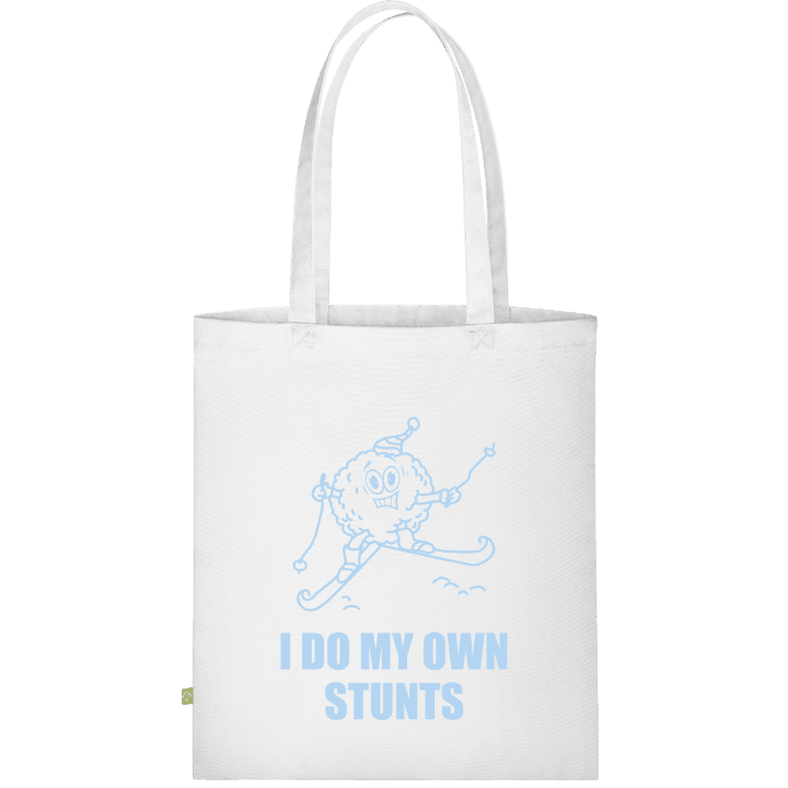 I Do My Own Skiing Stunts Cloth Bag contain pic