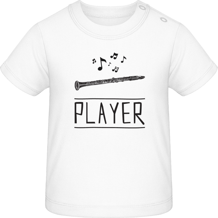 Clarinet Player Illustration Camiseta de bebé contain pic
